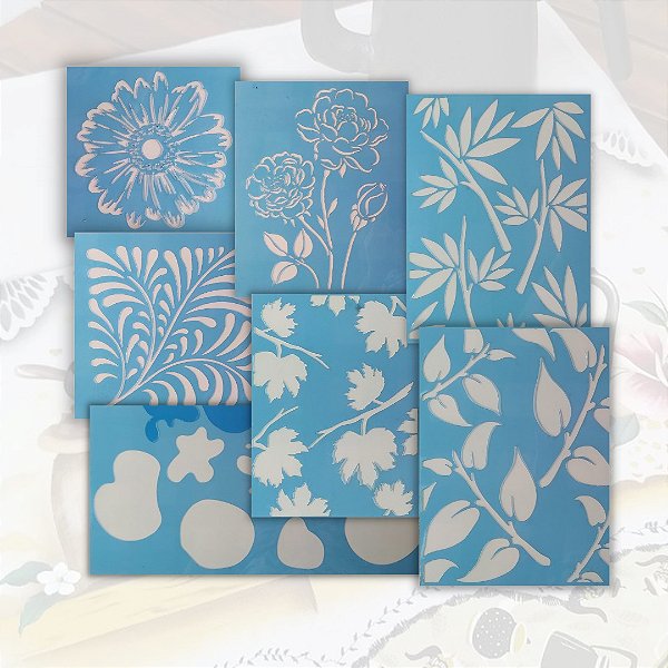 SRA-1074 - Kit Pintura Orgânica com 7 modelos exclusivos