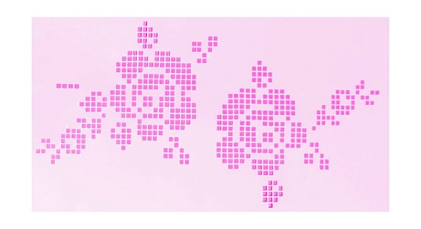 SRA-1079 FALSO BORDADO PONTO CRUZ ROSAS E BOTÕES - 31X27