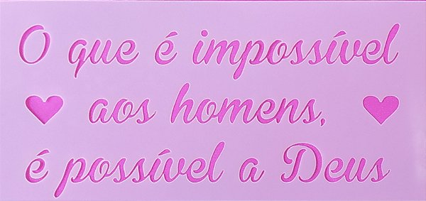 SRA-1126 - FRASE O QUE IMPOSSIVEL
