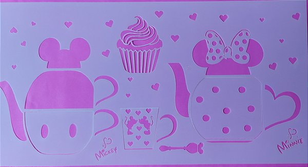 SRA-1166 - PROJETO BULE MICKEY E MINNIE - 38.5x20