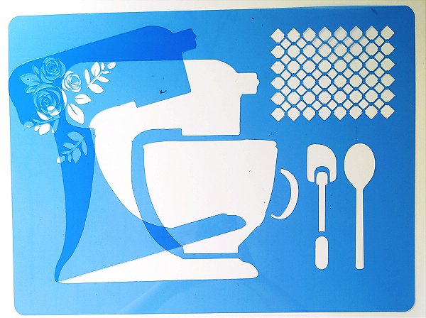 SRA-1198 BATEDEIRA COM FLORES - 30X40