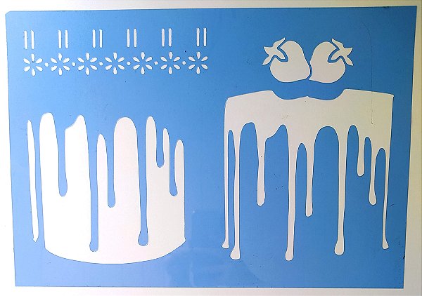 SRA-1201 BOLO CONFEITADO COM MORANGOS - 30X40