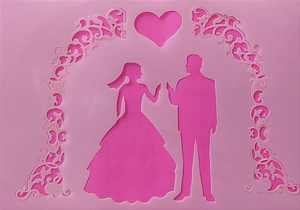 SRA- 1229 - CASAL ALTAR  NOIVOS 19X14