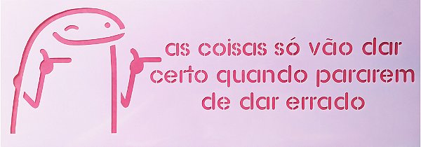 SRA-1238 FRASE FLORK SÓ VÃO DAR CERTO 20X26