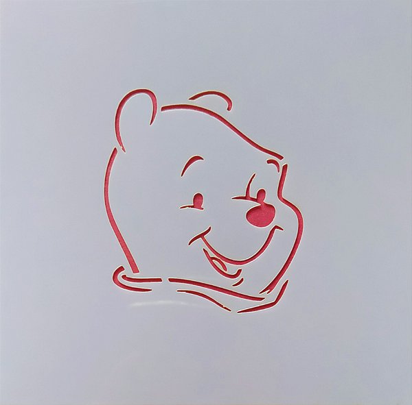 SRA-1254 STENCIL PARA BISCOITO URSINHO POOH