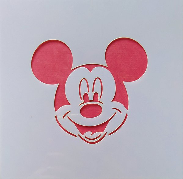 SRA-1256 STENCIL PARA BISCOITO ROSTO MICKEY