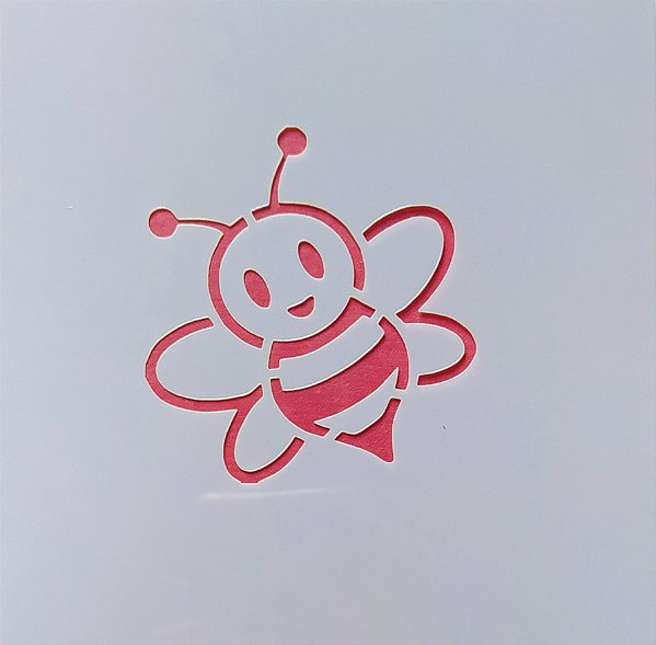 SRA-1268 STENCIL PARA BISCOITO ABELHA