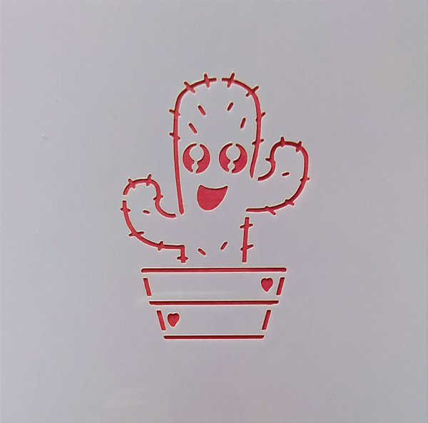 SRA-1275 STENCIL PARA BISCOITO CACTO