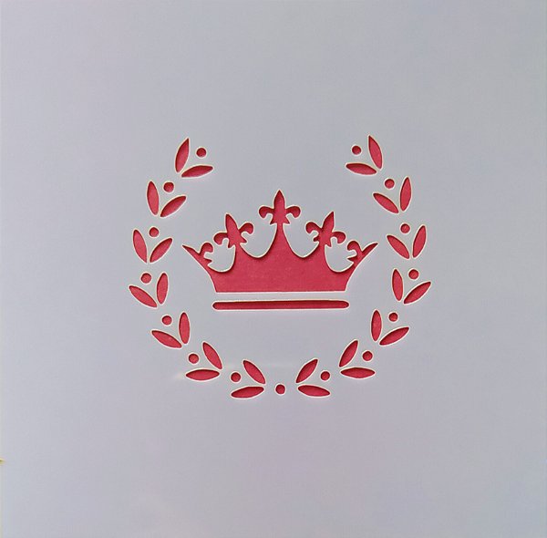 SRA-1279 STENCIL PARA BISCOITO COROA