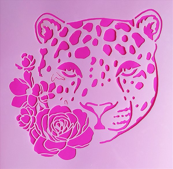 SRA-1290 - ONÇA COM ROSA