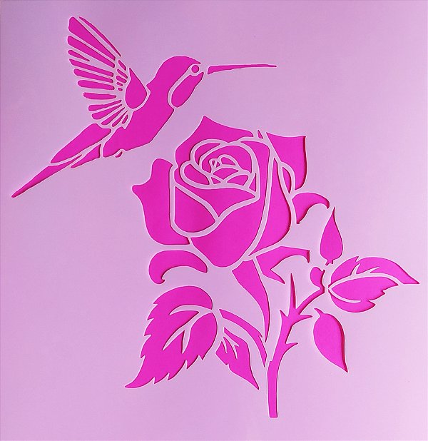 SRA-1293 - ROSA E BEIJA FLOR