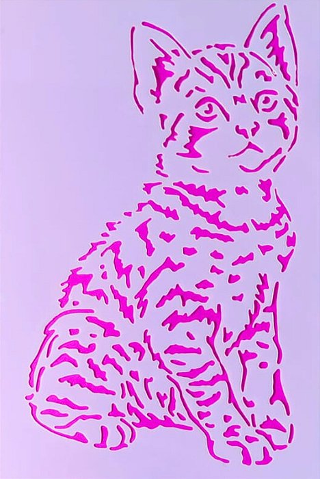 SRA-1303 -:GATO PARA CAMISETA