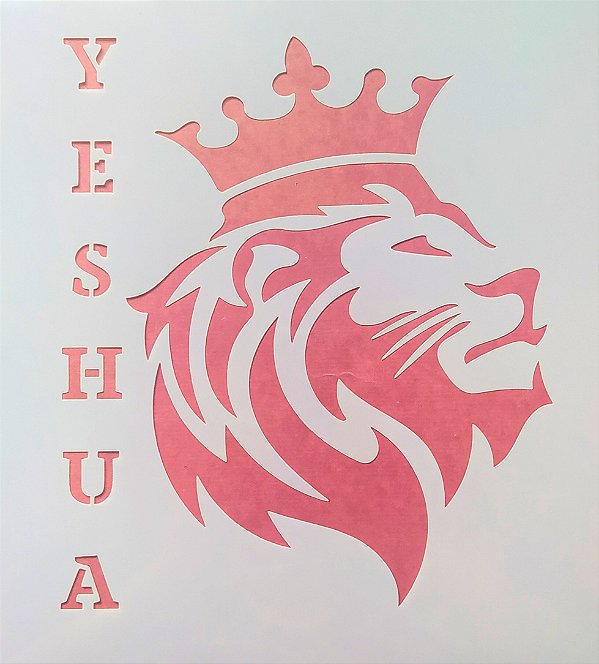 SRA-1350 LEÃO E PALAVRA YESHUA - 24X27