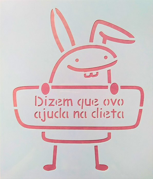 SRA-1353 PÁSCOA FRASE FLORK DIETA - 21X25