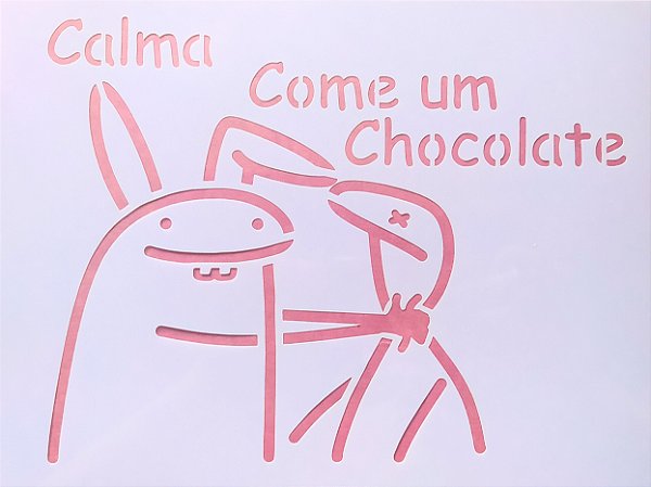 SRA-1356 PÁSCOA FLORK FRASE CALMA - 24X18