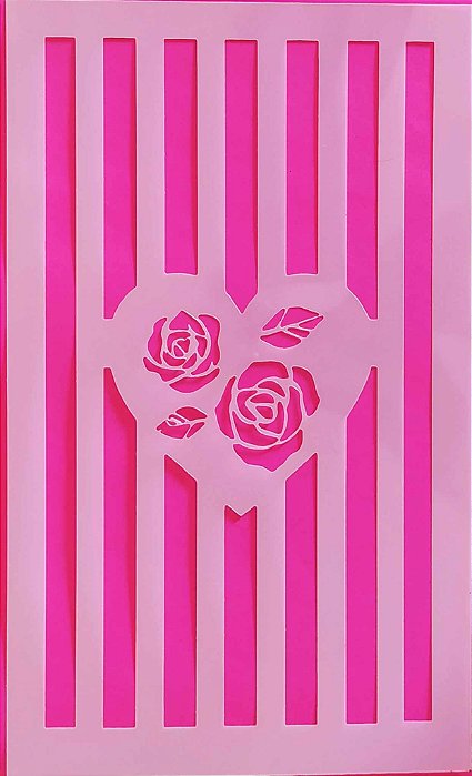 SRA-1370 - ROSA PAPEL DE PAREDE - 23x18