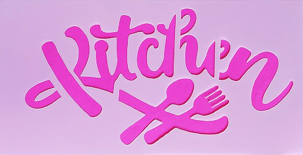 SRA-1387 - FRASE PARA TAPETES - KITCHEN