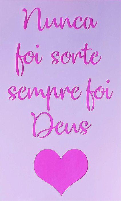 SRA-1411 - FRASE PARA CAMISETA - NUNCA FOI SORTE