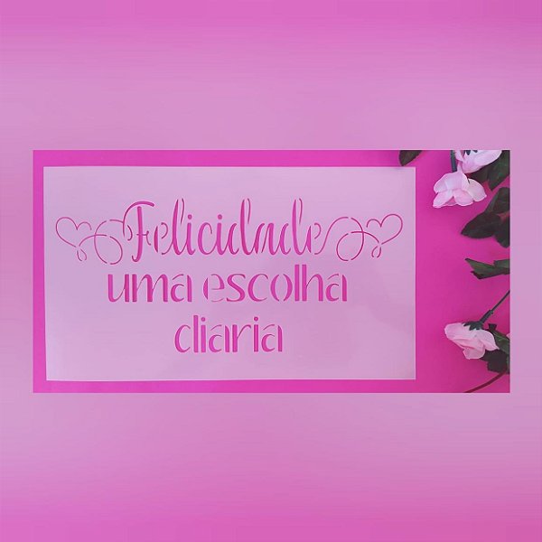 SRA-1421 - FRASE FELICIDADE