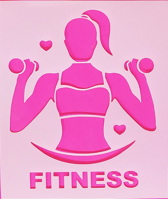 SRA-1479 - ACADEMIA 7 - KIT PARA TOALHA E CAMISETA - MULHER FITNESS