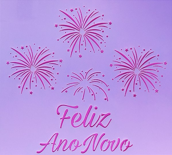 SRA-1527 - FOGOS ARTIFICIOS - FELIZ ANO NOVO - CAMISETAS