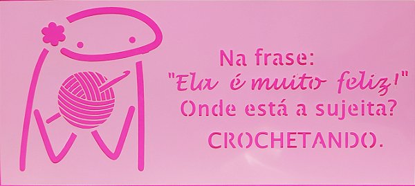 SRA-1549 - FLORK FRASE CROCHE