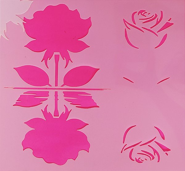 SRA-1596 - ROSA COM REFLEXO - CUSTOMIZAÇÃO 2025
