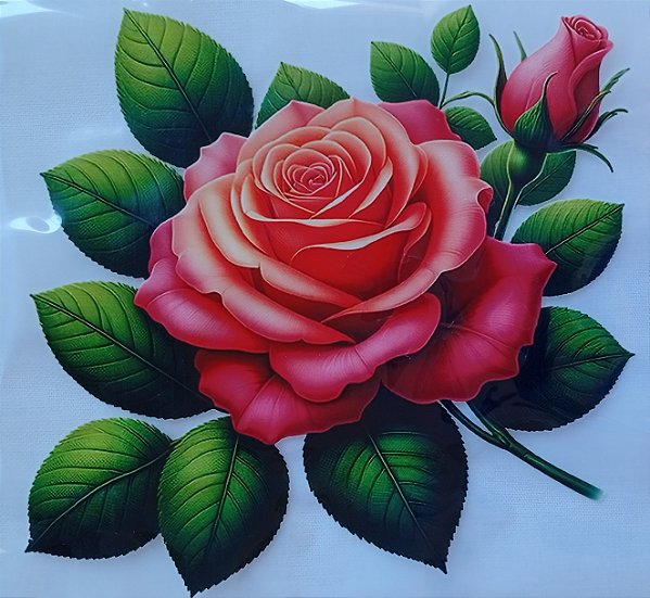 ADR-013 - ADESIVO TÊXTIL DTF - ROSAS