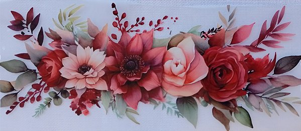 ADR-043 - FLORES,FOLHAS E GALHOS PARA TOALHA - ADESIVO DTF