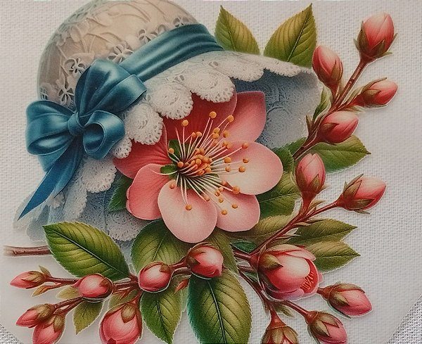 ADR-080 - CHAPÉU COM FLORES