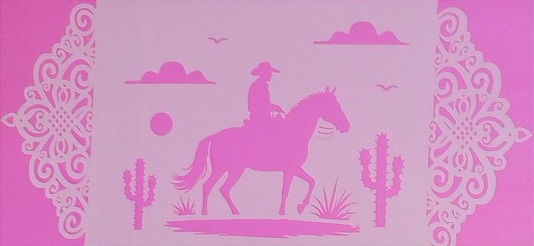 SRA-1702 - HOMEM E CAVALO - TOALHAS 2025