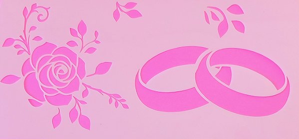 SRA-1709 - ALIANÇA COM ROSAS - TOALHAS