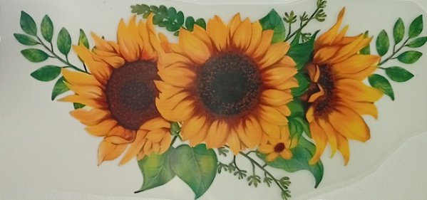 ADR-106 - GIRASSOL PARA TOALHAS - ADESIVO DTF