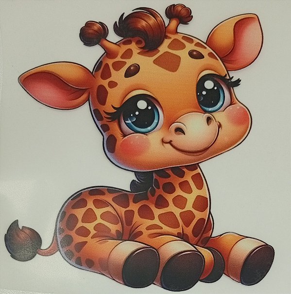 ADR-116 - GIRAFA - SAFARI - ADESIVOS DTF