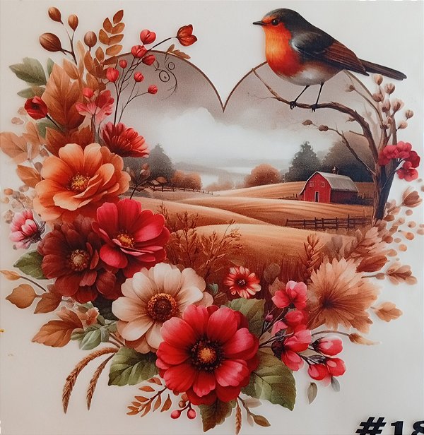 ADR-151 - PAISAGEM PARA TOALHAS - ADESIVO DTF