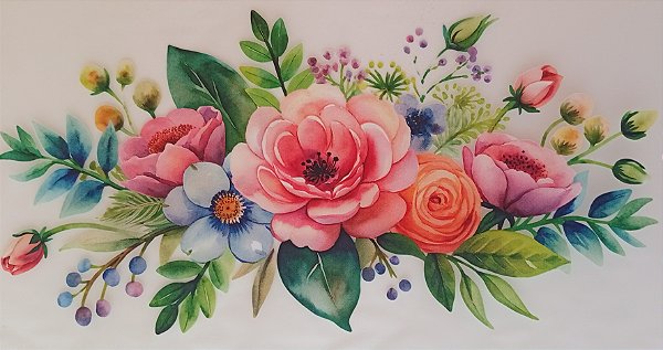 ADR-175 - FLORES DIVERSAS - MODELOS PARA TOALHAS -DTF