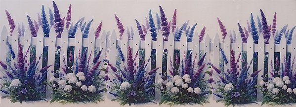 ADR-180 - CERCA COM LAVANDAS - MODELOS PARA TOALHAS -DTF