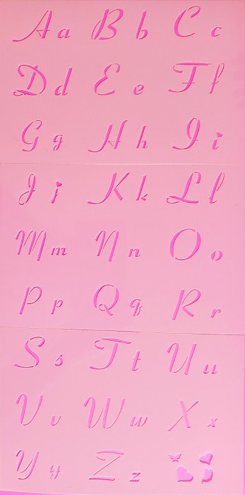 SRA-1753 - ALFABETO ESPECIAL PARA TOALHINHAS E FRALDAS