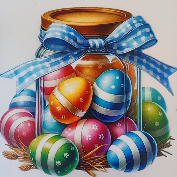 ADR-209 - POTE COM OVOS DE PASCOA - ADESIVOS DTF