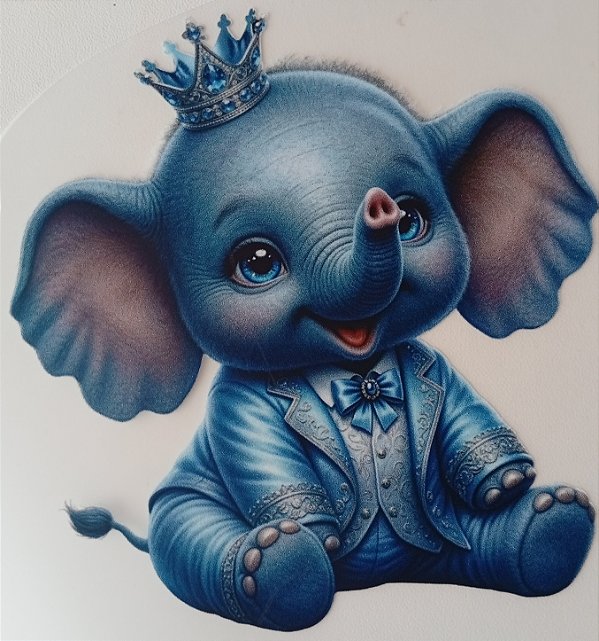 ADR-222 - ELEFANTE REIZINHO - ADESIVO INFANTIL