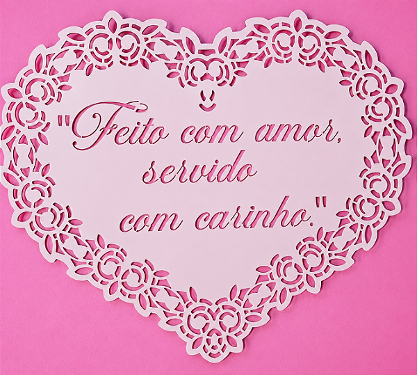SRA-1830 - FRASE COM MOLDURA CORAÇÃO 3
