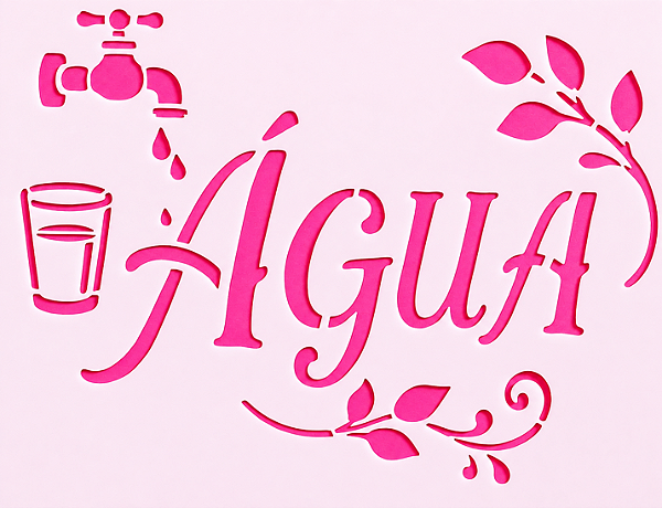 SRA-1846 - PALAVRA AGUA - COZINHA