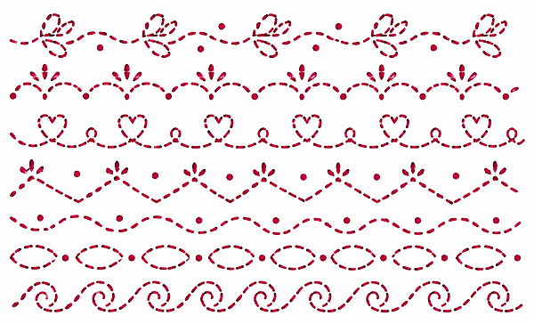 SRA-1856 - PONTO BORDADOS DECORATIVOS - BORDADO A MÃO
