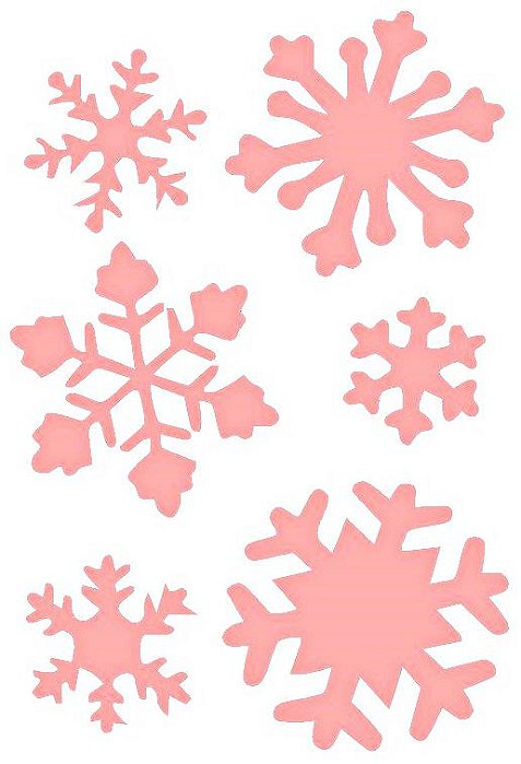 SRA-126 FUNDO ESTAMPARIA FLOCO DE NEVE 8X11