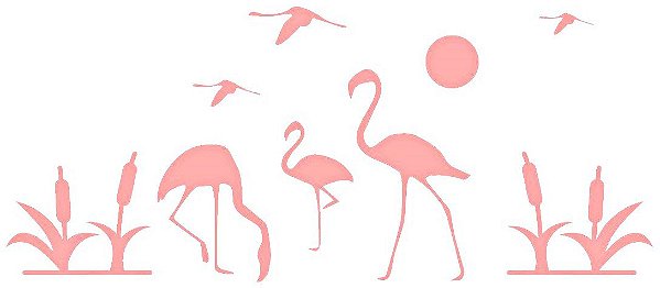 SRA-154 FLAMINGOS 26X14