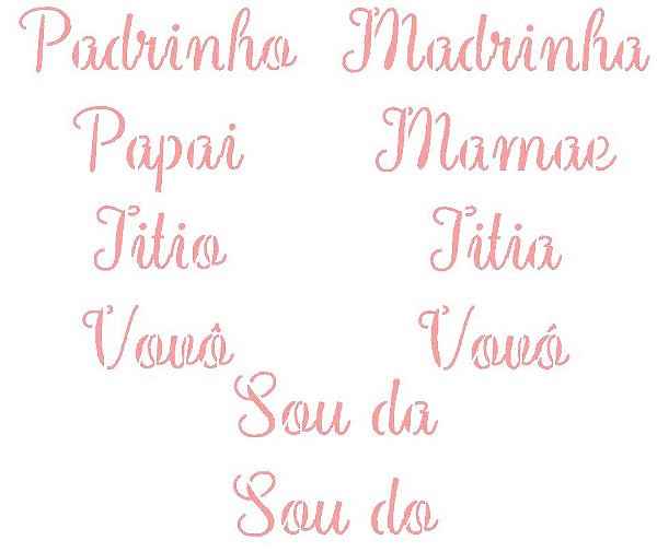 SRA-187 KIT FRASES SOU DA/SOU DO
