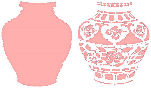 SRA-245 VASO ORIENTAL SOBREPOSIÇÃO 30X40