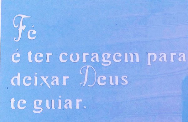 SRA-265 FRASE FÉ 16X12