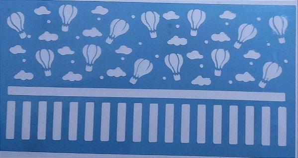 SRA-352 ESTAMPA PAPEL DE PAREDE BALÕES 14X28