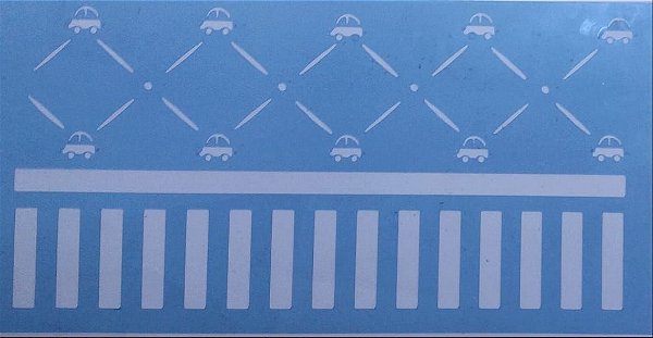 SRA-353 ESTAMPA PAPEL DE PAREDE CARRINHOS 14X28